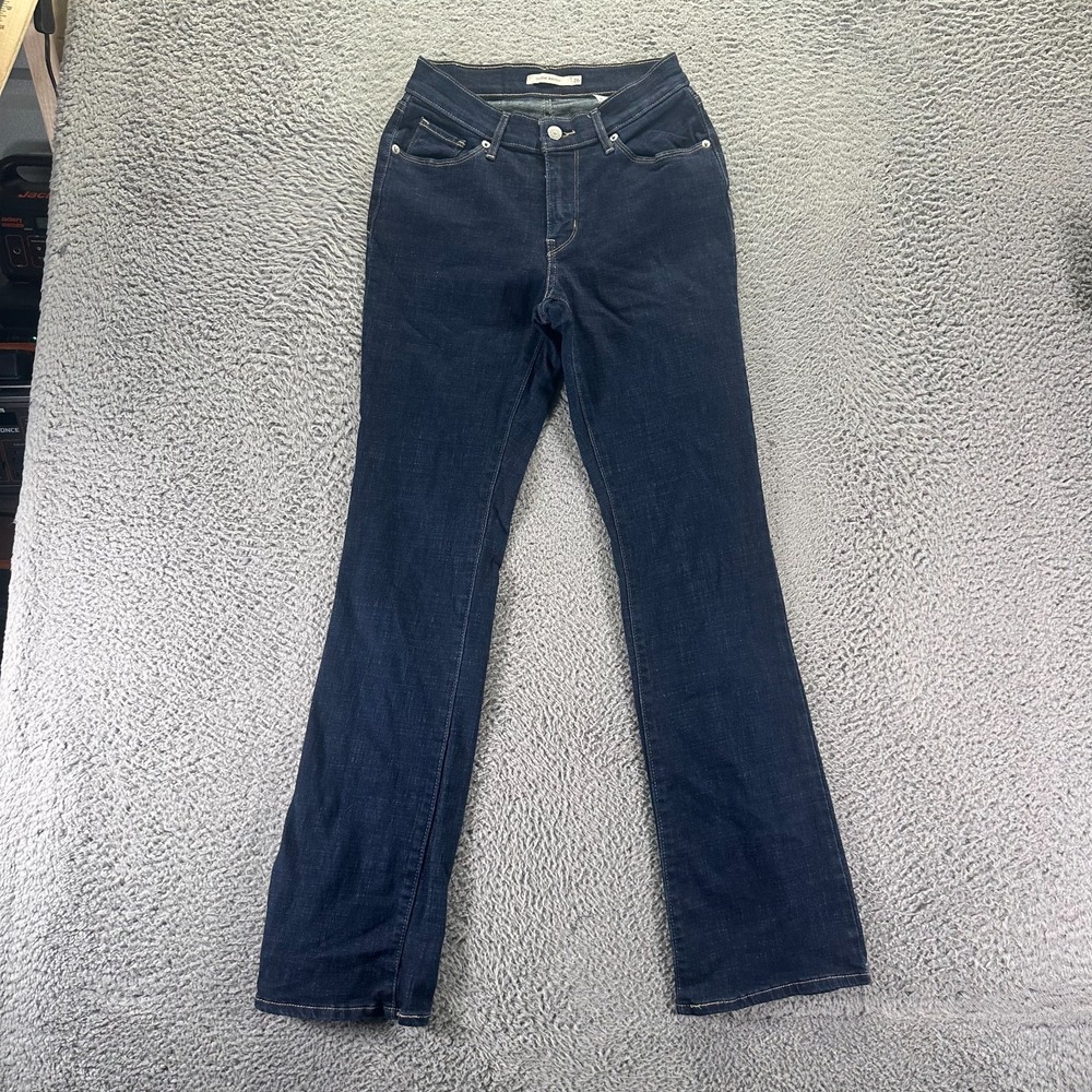 Levi's Jeans Womens 26x32 Blue Cotton Denim Bootcut Classic Workwear Stretch